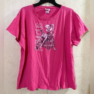 Harley-Davidson Pink Graphic Tee
